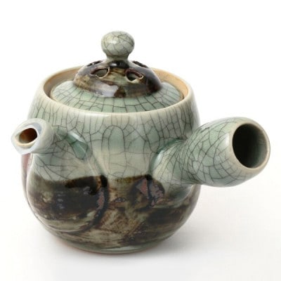 大堀相馬焼 松永窯 茶器揃えセット(二重急須・夫婦二重湯呑み