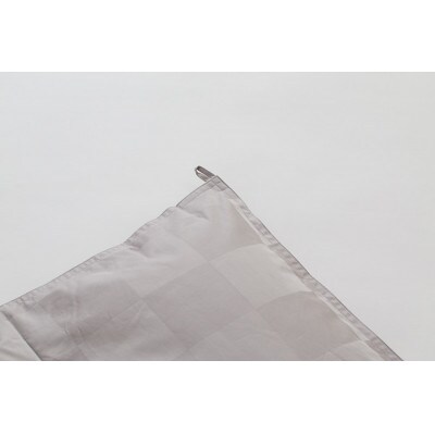 きれいな呼吸をする羽毛ふとん「オルハA04A ゴア(R)羽毛肌掛けふとん ダブル(グレー市松)」