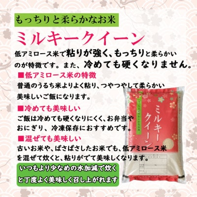 【毎月定期便】【米定期便】ミルキークイーン5kg(計20kg)全4回