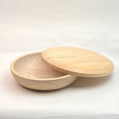 ちらし寿司の器浅33cm蓋付
