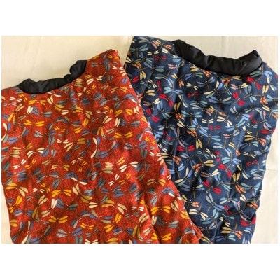 【なぎそねこ】　男女セット　男性用(青系)女性用(赤系)