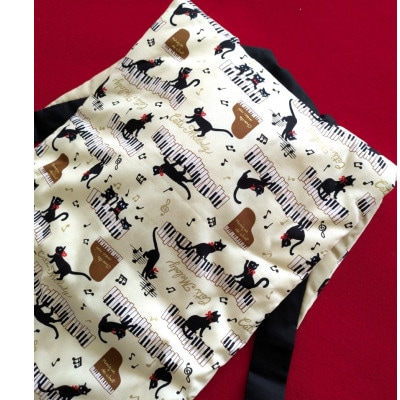 【なぎそねこ】婦人用1着(猫とピアノ)