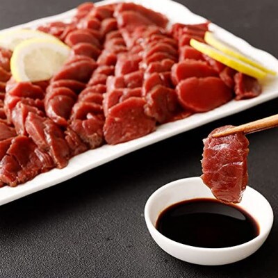 【馬刺し】熊本直送　ブロック肉　赤身200g・ユッケ200g　合計400gセット(長洲町)