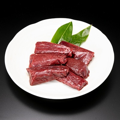 食べきりサイズ!国産馬刺しモモ450g(タレ付き)