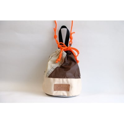 【テント生地生まれのサスティナブルな巾着】Re.tent Kinchak