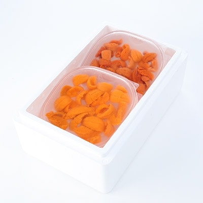 エゾバフンウニ塩水パック80～90g×2P[10月下旬以降発送] B-24016