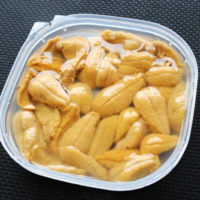 ムラサキウニ塩水パック100～110g×2P[7月上旬以降発送] B-40028