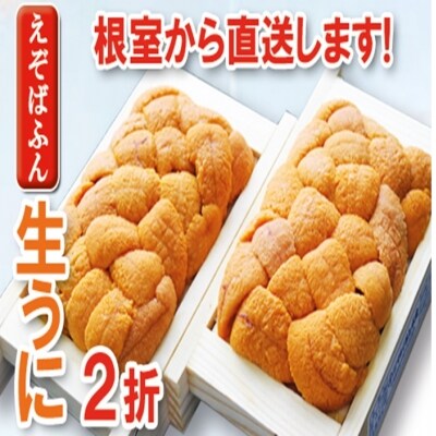 エゾバフンウニ60～70g×2折[2026年3月上旬以降発送] A-71008