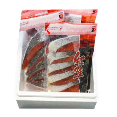 天然甘塩紅鮭5切×5P A-36019