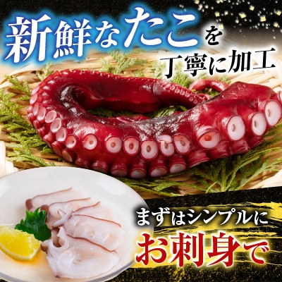 【北海道根室産】お刺身用たこ足2本(計2～2.5kg) C-70068