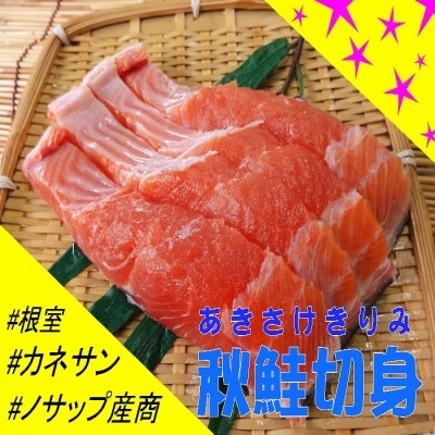 【北海道根室産】生冷凍秋鮭切身3切×7P B-59008