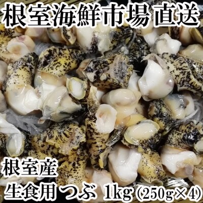 北海道根室産 生食用灯台つぶ1kg 250g 4p A お礼品詳細 ふるさと納税なら さとふる