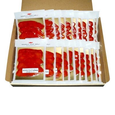 天然紅鮭のスモークサーモンセット60g×20P D-42023