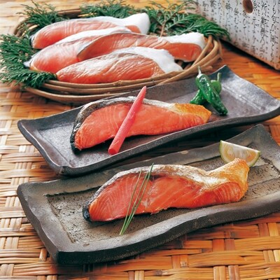 根室海鮮市場<直送>甘汐天然時鮭1切×22P(約1.5kg) A-28135
