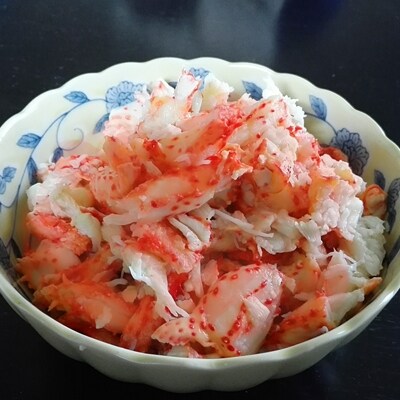 【北海道根室産】花咲ガニ剥き身500g A-14149
