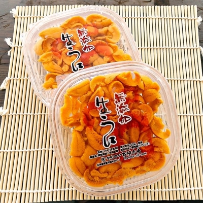 無添加エゾバフンウニ塩水パック100g×2P[2026年1月下旬以降発送] C-91003