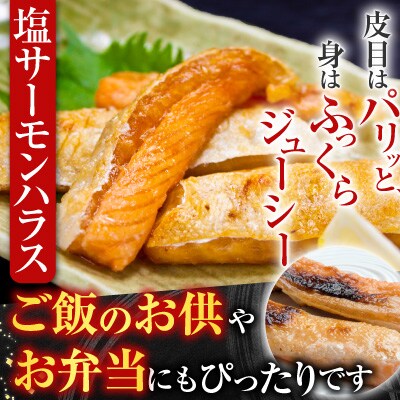 お刺身サーモン1.5kg&塩サーモンハラス1.1kg B-09027