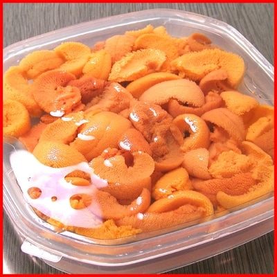 【年内配送可】エゾバフンウニ(黄色)塩水P100～110g C-07021