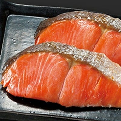 天然紅鮭切り身5切×5P A-18012