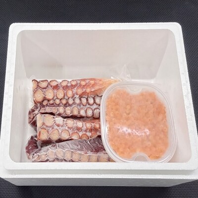 エゾバフンウニ塩水パック、いくら醤油漬け、たこ足 E-71021