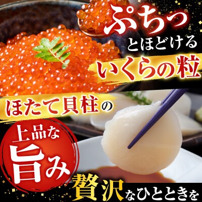 餃子、紅鮭10切、いくら100g、ほたて200g B-30027