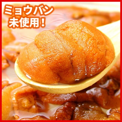 エゾバフンウニ(赤色)塩水パック100g×1P[10月下旬以降発送] B-07018