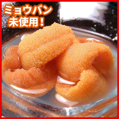 【年内配送可】エゾバフンウニ(黄色)塩水パック70g×1P B-07019