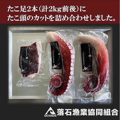 【北海道根室産】水蛸ボイルセット(足、頭) B-20002