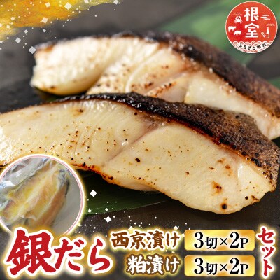 銀だら西京漬け、粕漬けセット B-19006
