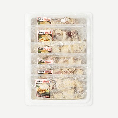 【北海道根室産】から揚げ用たこ150g×6P A-19001