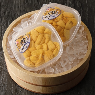 ムラサキウニ無添加塩水パック110～120g×2P[7月上旬以降発送] B-71023