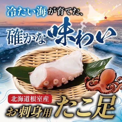 【北海道根室産】たこ足800g前後～1.4㎏前後×1本 A-70051