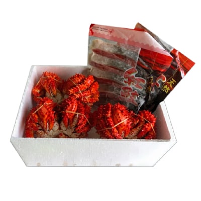 花咲かに3尾・甘塩紅鮭5切×2Pセット B-30011