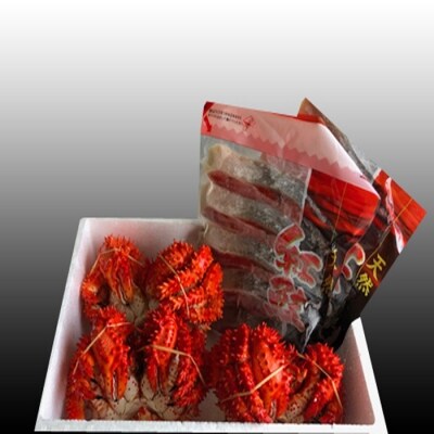 花咲かに3尾・甘塩紅鮭5切×2Pセット B-70011