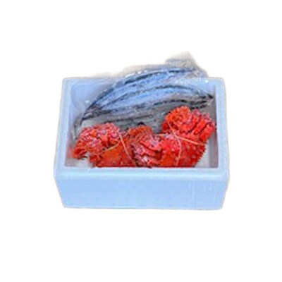 【北海道根室産】花咲かに2尾・冷凍さんま5尾 A-76002