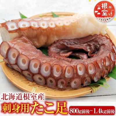 【北海道根室産】たこ足800g前後～1.4kg前後×1本 A-76028