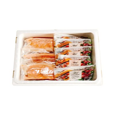 サーモン4～6P&とろサーモンハラミ6～10枚 B-09100