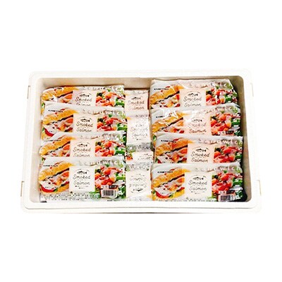 <12/14まで年内配送>トラウトサーモン8～16本&サーモン12～24枚 E-09004