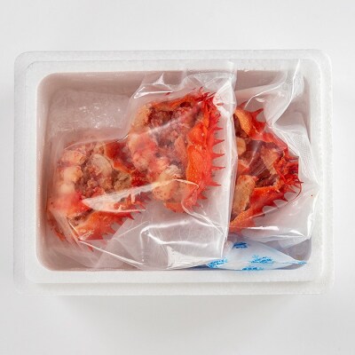 【北海道根室産】花咲ガニむき身甲羅盛り70g×4P C-45012