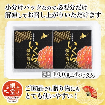 秋鮭いくら100g×4P(計400g) F-81004