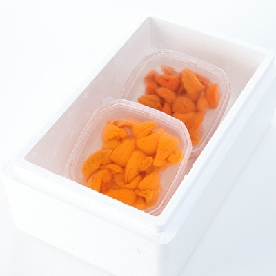 エゾバフンウニ塩水パック50～60g×2P[11月中旬以降発送] A-81022