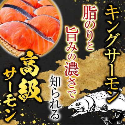 塩キングサーモン切り身1切(約100g)×13P B-09023
