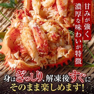 【北海道根室産】花咲がに甲羅詰め80g前後×2個 G-54001