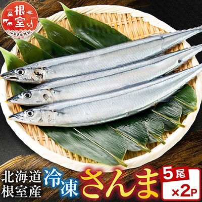 【年内配送可】★冷凍生さんま5尾×2P G-30001