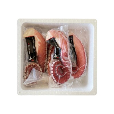 【北海道根室産】ボイル水たこ足7本(計7.5kg) E-20002