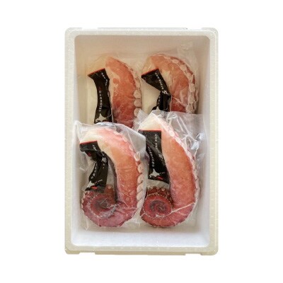 【北海道根室産】ボイル水たこ足4本(計4.5kg) D-20003
