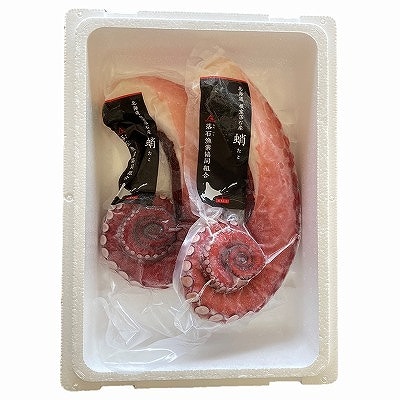 【北海道根室産】ボイル水たこ足2本(計2kg) C-20003