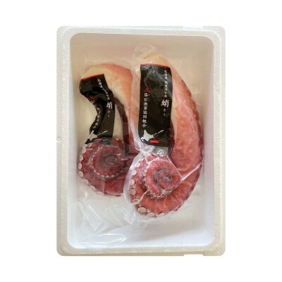 【北海道根室産】ボイル水たこ足2本(計2kg) C-20003