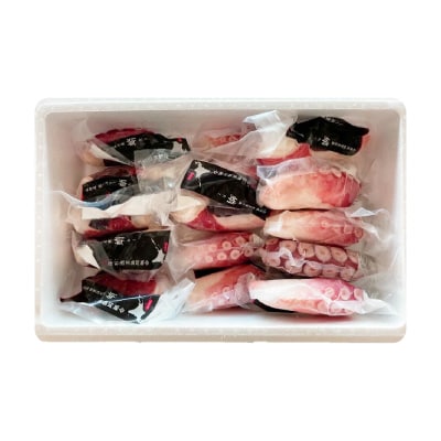 【北海道根室産】ボイル水たこ足ブロック15P(計7kg) E-20004