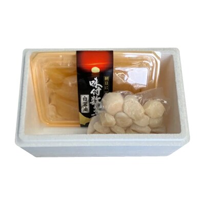 味付け数の子(白醤油)200g、ほたて貝柱200g A-30062